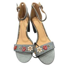 Jessica Simpson denim sandals